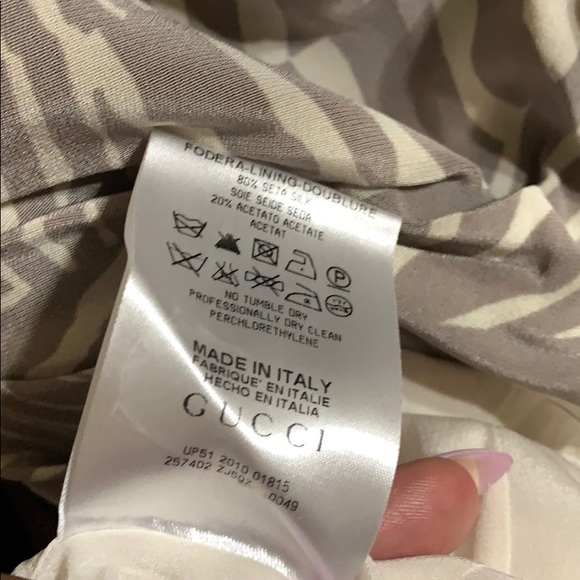 Authentic Gucci Silk Strapless Dress 👗 - Picture 5 of 8